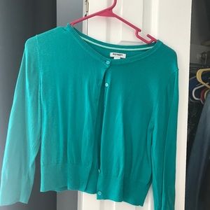 Old Navy Turquoise Crop Cardigan